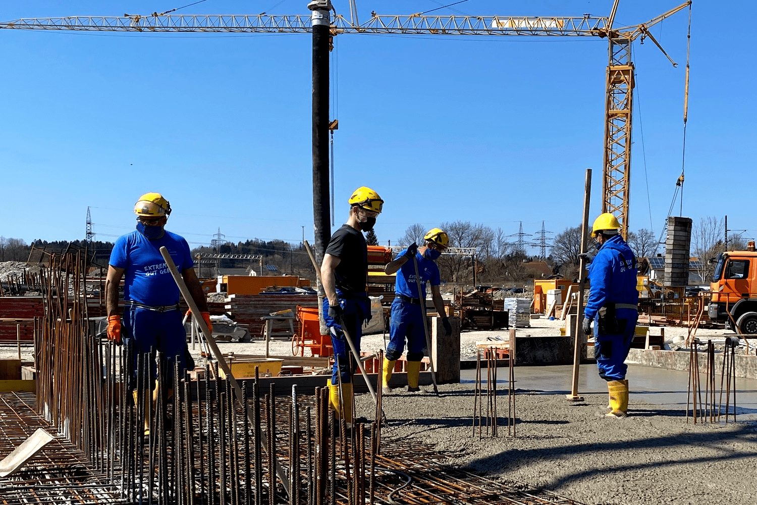 Sebastian Daxeder Bauunternehmung GmbH, Baustelle Conradty April 2020