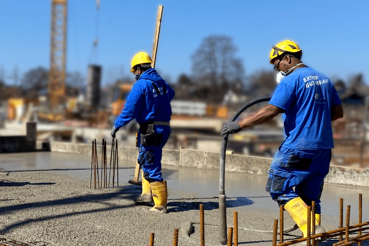 Sebastian Daxeder Bauunternehmung GmbH, Baustelle Conradty April 2020